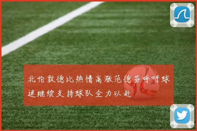 北伦敦德比热情高涨范德芬呼吁球迷继续支持球队全力以赴